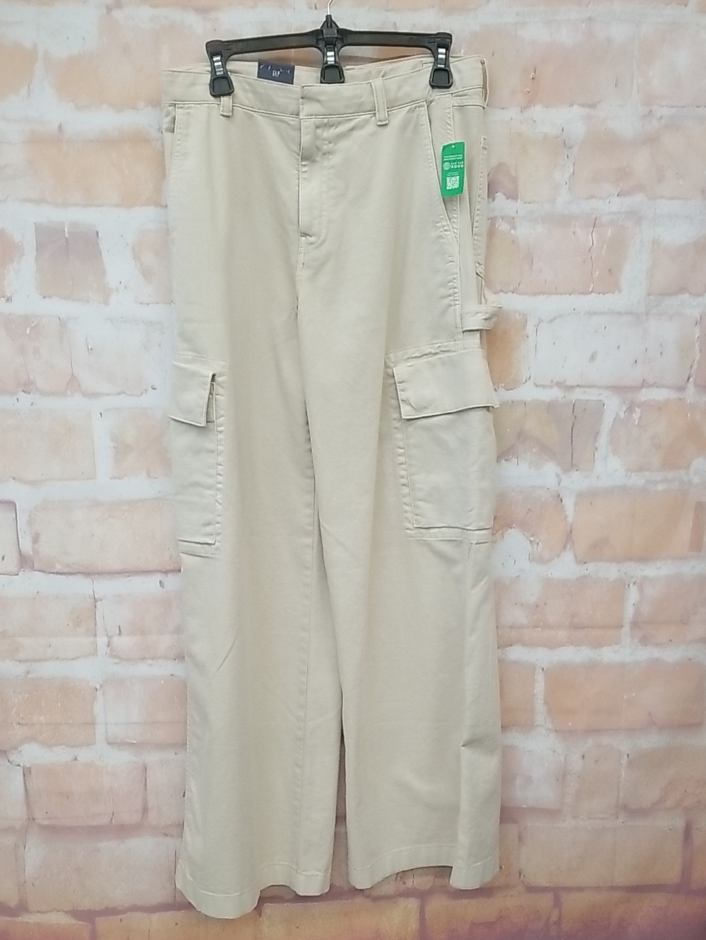 Women's Beige Cargo Pants - Classic Utility Style